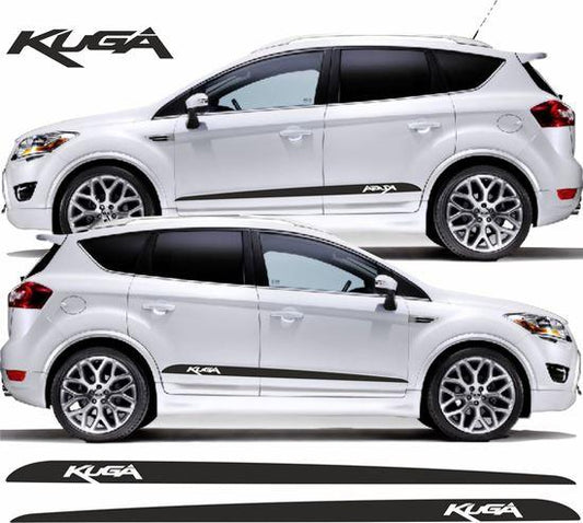 Ford Kuga Side Stripes Decal Stickers - rewrapsandgraphics