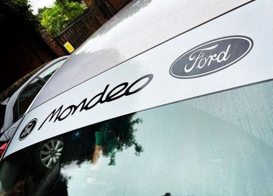 Ford Mondeo Sunstrip Window Banner - rewrapsandgraphics