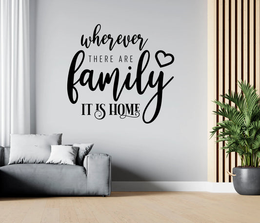 Family Home Wall Art Sticker