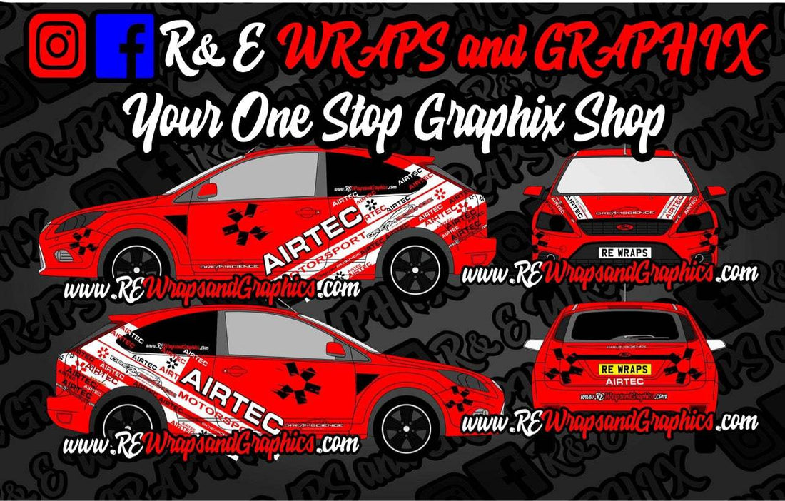 Ford Focus ST/RS Airtec Graphic Kit – R&E Wraps and Graphics LTD
