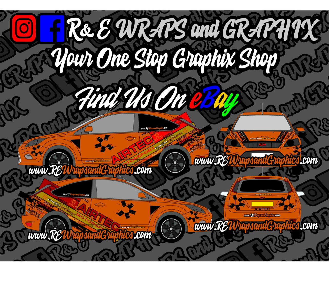 Ford Focus ST/RS Airtec Graphic Kit