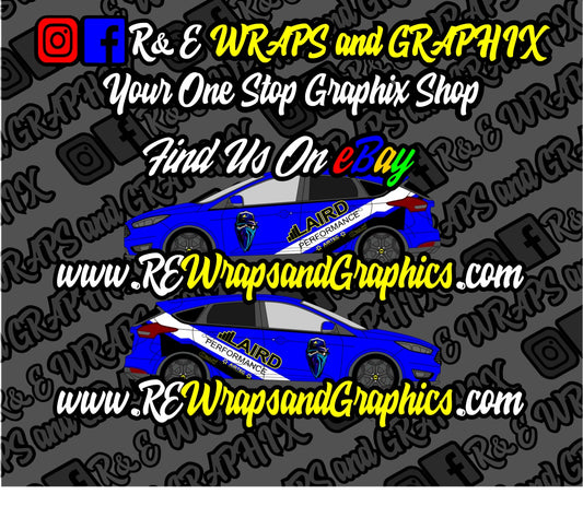 Ford Focus mk4 Laird Performance Graphic Kit