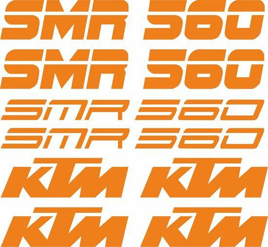 KTM 560 SMR Decal Sticker set - rewrapsandgraphics