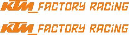KTM Factory Racing Decal Stickers - rewrapsandgraphics