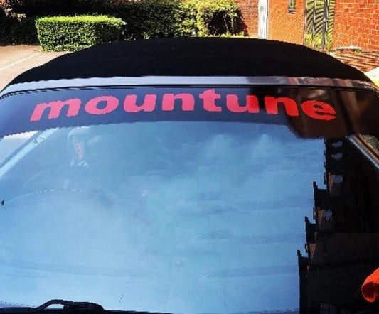 Mountune Sunstrip Vinyl Decal Stickers Window Banner - rewrapsandgraphics