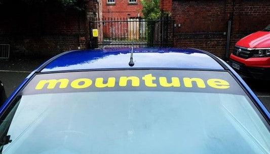 Mountune Sunstrip Vinyl Decal Stickers Window Banner - rewrapsandgraphics