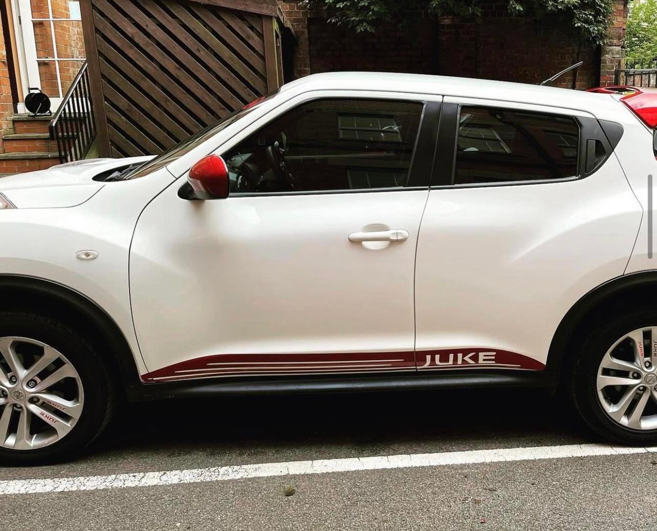 Nissan Juke Side Stripes - rewrapsandgraphics