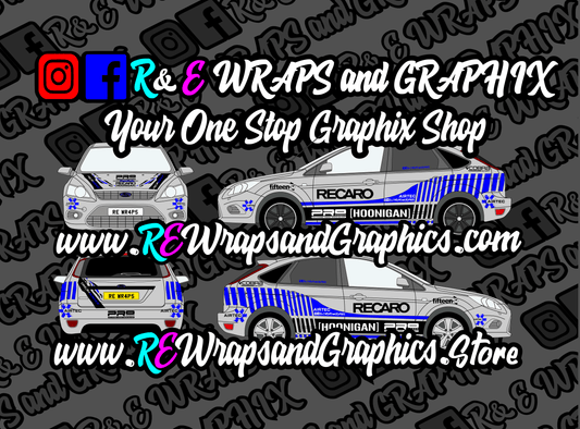 Recaro Graphic Kit Decal Stickers - rewrapsandgraphics