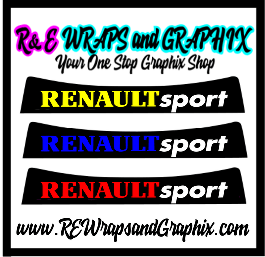 Renault Sport Sunstrip - rewrapsandgraphics