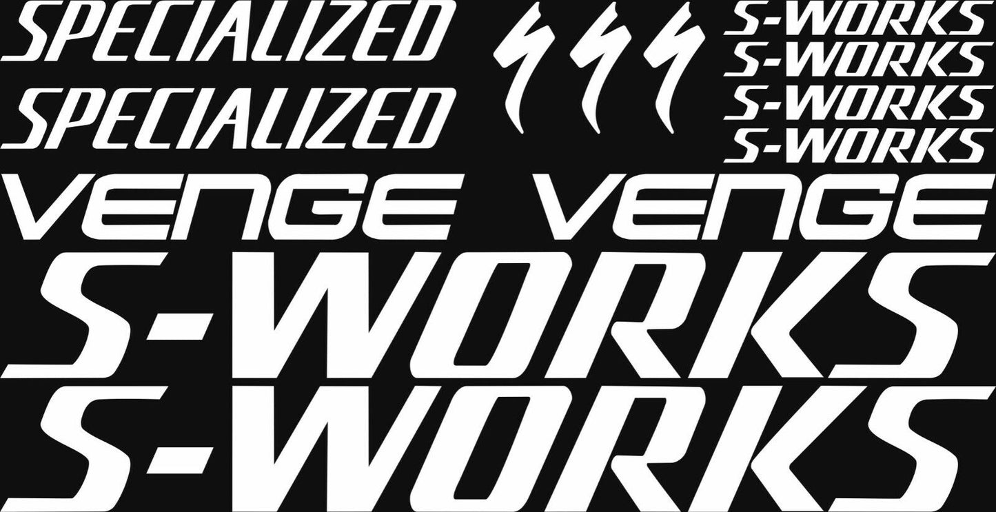 Specialized S-Works Venge Frame Sticker kit