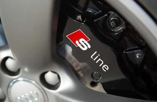 Audi S Line Brake Caliper Sticker Set