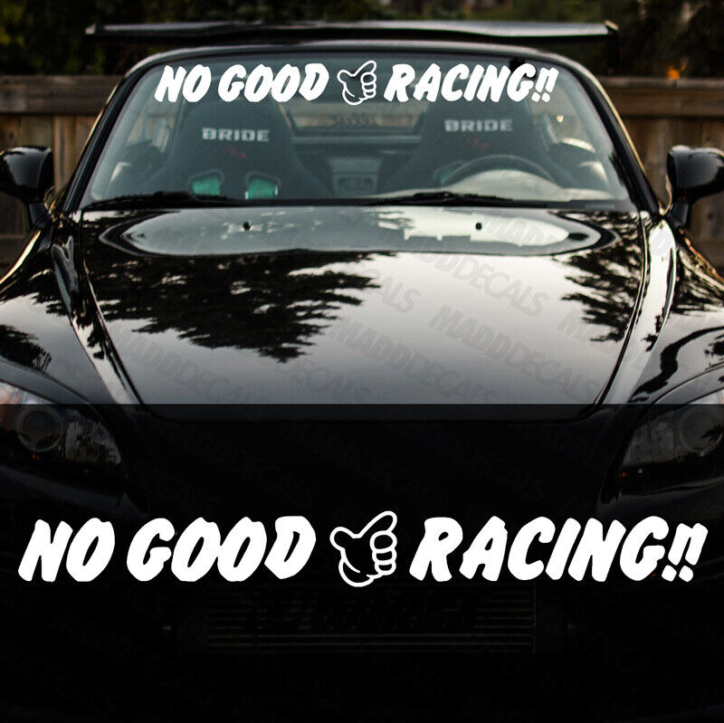 No Good Racing Window Sticker