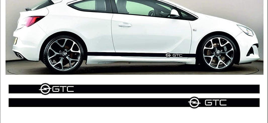 Vauxhall Astra GTC Side Stripes - rewrapsandgraphics