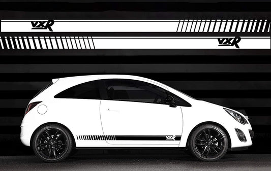 Vauxhall Corsa VXR Side Stripes - rewrapsandgraphics