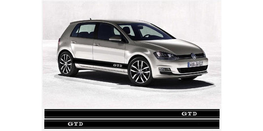VW Volkswagen GTD Side Stripes - rewrapsandgraphics