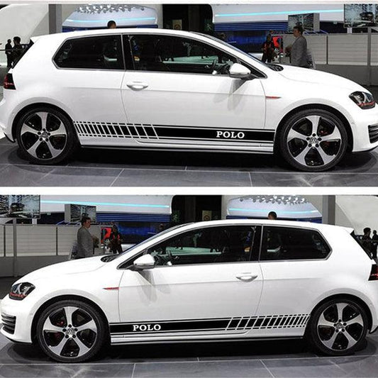 VW Volkswagen POLO Side Stripes - rewrapsandgraphics