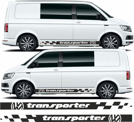 VW Volkswagen T5 T6 Transporter Side Stripes - rewrapsandgraphics